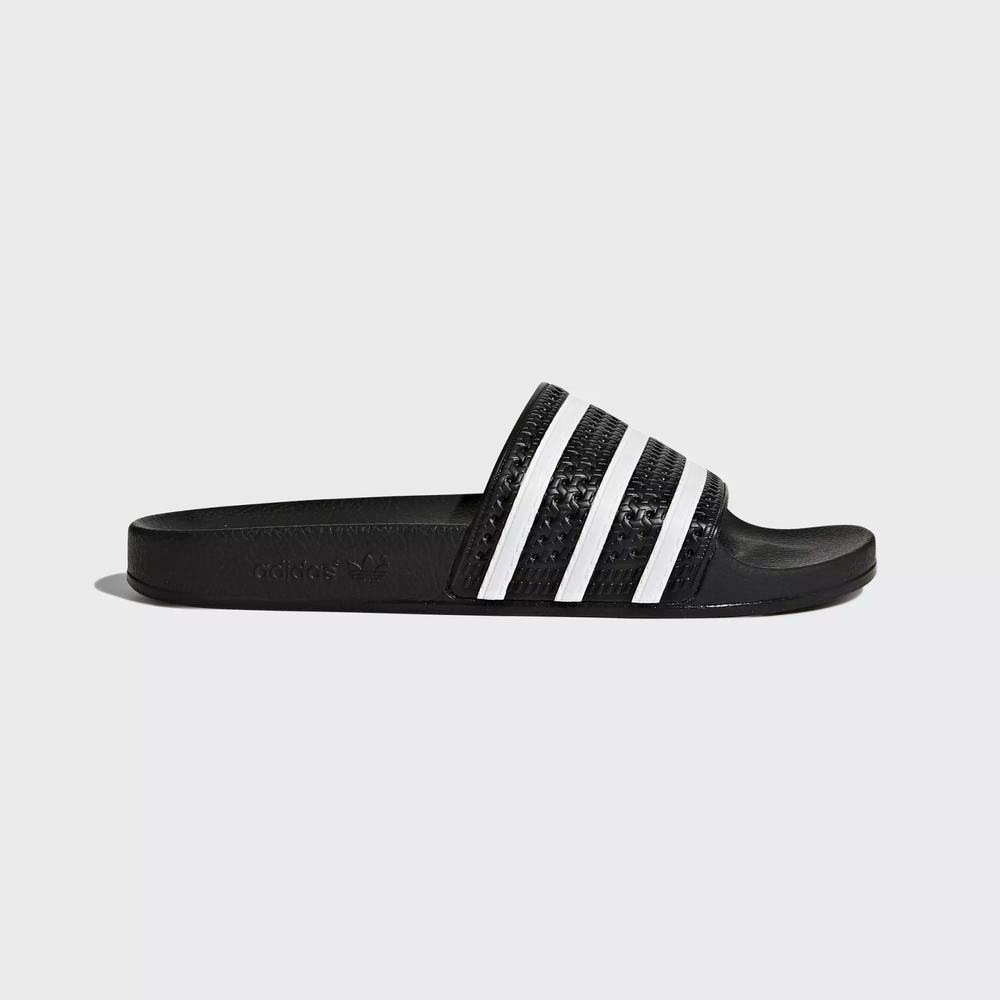 Adidas Adilette Chanclas Negros Para Hombre (MX-62192)